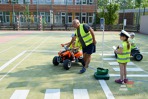 MŠ - Mobilní dopravní hřiště, barevná třída (21. 6. 2017)